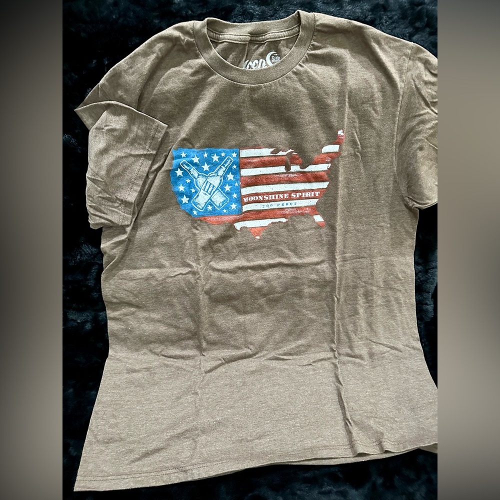Moonshine Spirit Brown Graphic Tee